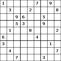Sudoku tres tres difficile